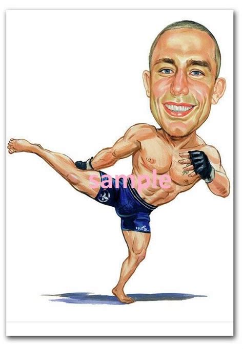 George St Pierre Refrigerator Magnet Tool Box Locker Christmas Gag T Man Cave Ebay