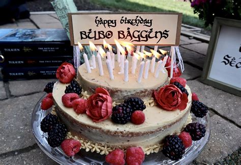 Bake Bilbos Birthday Cake From His Long Expected Party In Lord Of The