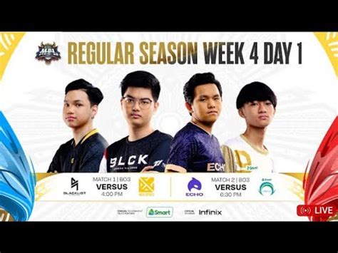 MPL PH S11 W4D1 ECHO VS OMG GAME 1 YouTube