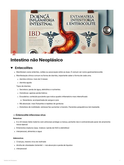 Doença Que O Intestino Não Digere Alimentos - Intestino Não Neoplásico: Enterocolites e Doenças | PDF | Diarreia ...