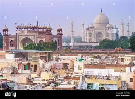 Taj Mahal Aerial View Hi Res Stock Photography And Images Alamy