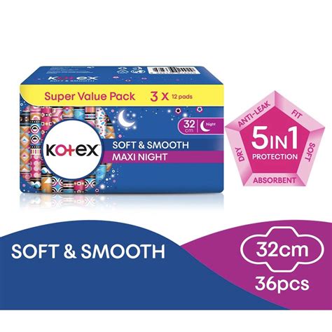 Kotex Sanitary Pad 3 X 12 20s Shopee Malaysia