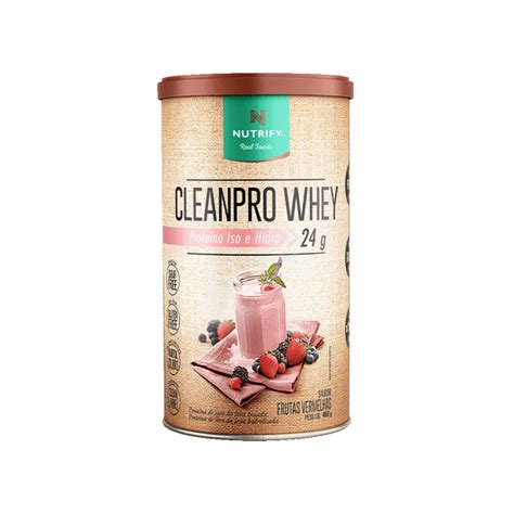 Whey CleanPro Sabores 450g Nutrify CASA DA SAÚDE