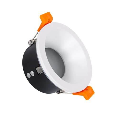 Collerette Downlight Ronde IP65 pour Ampoule LED GU10 Coupe Ø75 mm