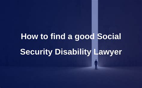 How To Find A Good Social Security Disability Lawyer Sharon Christie Law