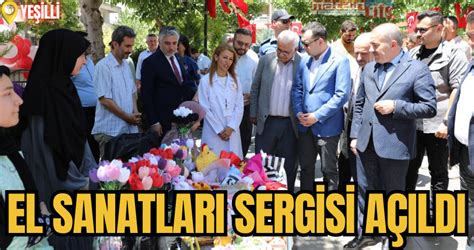 Yeşillide el sanatları sergisi açıldı