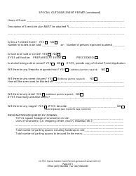 Orange County Florida Permit Application For Special Outdoor Event