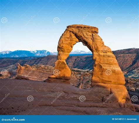 Delicate Arch, Arches National Park Stock Photography - Image: 5414812