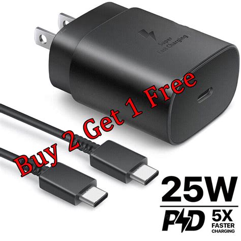 25w Type Usb C Super Fast Wall Charger 6ft Cable Ubuy India