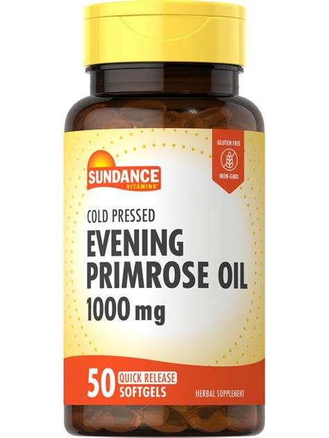 Sundance Vitamins Evening Primrose Oil 1000 Mg 50 Ea