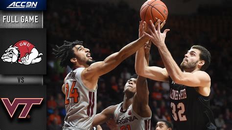 Gardner Webb Vs Virginia Tech Full Game 2019 20 Acc Men S Basketball Youtube