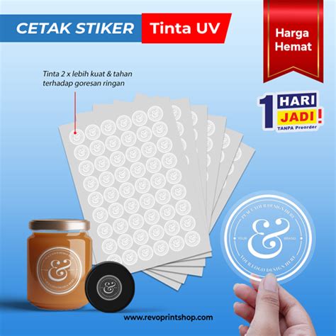 Stiker Label A Tinta Uv Revo Print Online