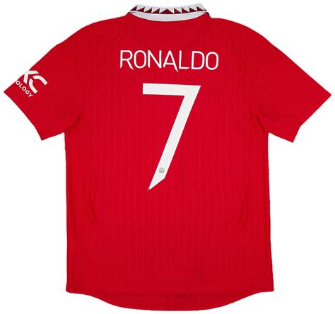 2022 23 Manchester United Authentic Home Shirt Ronaldo 7 8 10 M