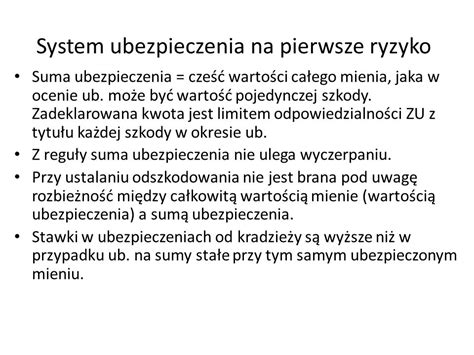 Ubezpieczenia Maj Tkowe Konstrukcja Umowy Prof Uw Dr Hab Teresa