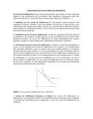 CARACTERISTICA DE LINEAS MICROECONOMIA Docx CARACTERISTICAS DE LAS