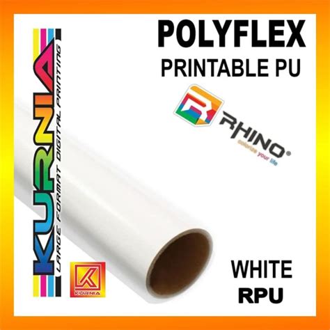 Jual Rhinoflex Polyflex Korea Printable Pu White Shopee Indonesia