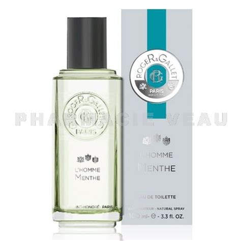 ROGER GALLET L HOMME MENTHE Eau De Toilette 100 Ml Pharmacie VEAU