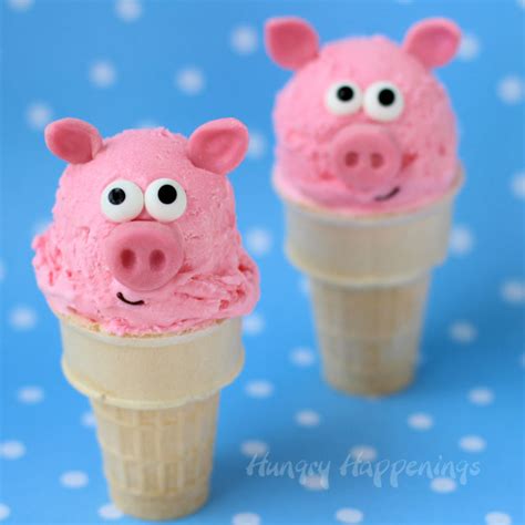 Summer Treats - Fun Food For Kids - Piggy Ice Cream - Fun Crafts Kids