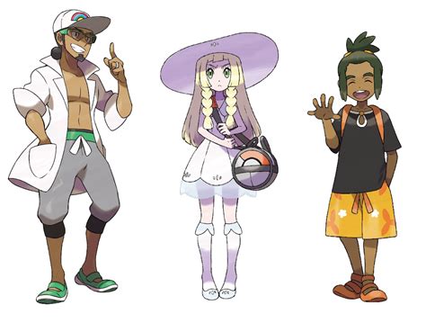 Pokemon sun and moon characters - visionszoom