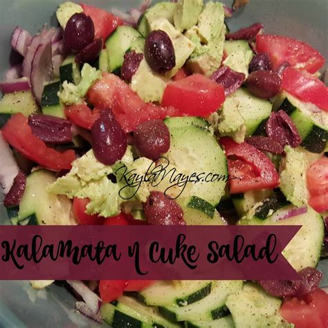 Kalamata n Cuke Salad