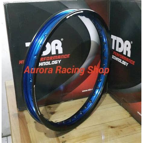 Jual Velg Rim Tdr Wx Shape Two Tone X Warna Black Blue