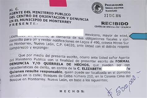 Total Imagen Modelo De Denuncia Por Fraude Procesal En Mexico