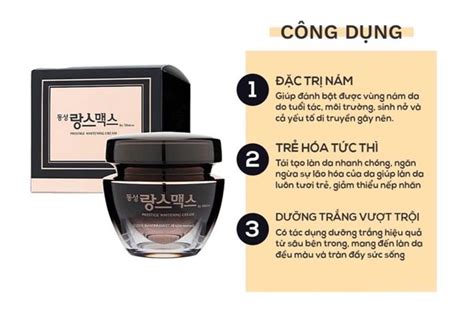 Kem trị nám Dongsung Hàn Quốc có tốt không Mua ở đâu uy tín