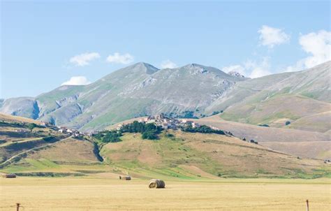 Premium Photo Castelluccio Di Norcia Highlands Italy Blooming