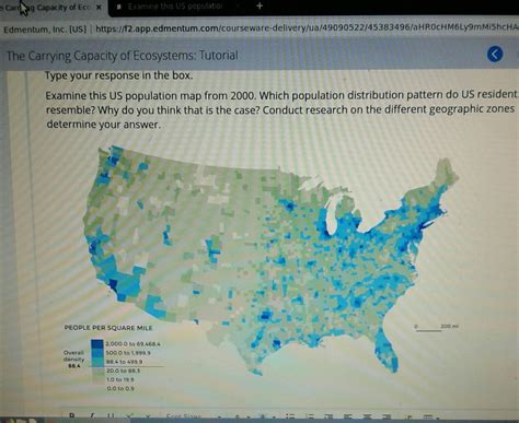 FREE Examine This US Population Map From 2000 Which Population