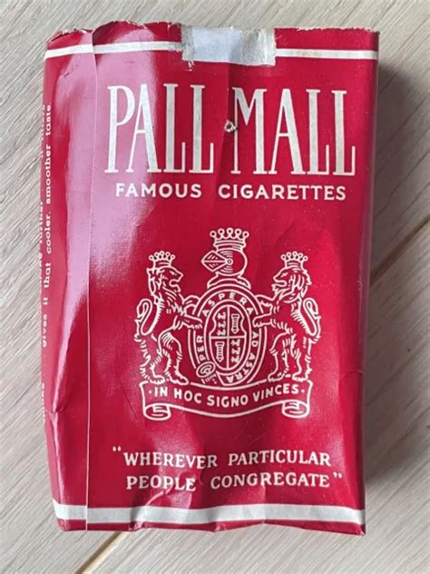 Ancien Paquet De Cigarettes Vide Pall Mall Collection Eur 1600