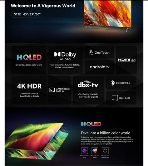 Haier 55 4K UHD HDR Android Smart Android Google HQLED TV H55S75EUG