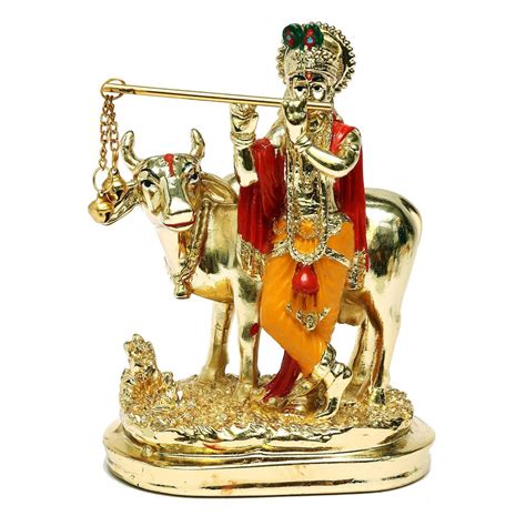 Gold Plated Krishna Statue Home At Rs In Vasai Virar Id