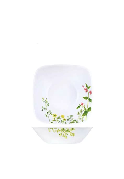 Buy Corelle Corelle 6 Pcs Vitrelle Tempered Glass Square Dinner Set