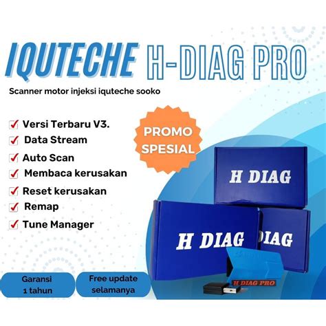 Jual Scanner Motor Injeksi Iquteche Hdiag Pro Remap Versi Android Atau