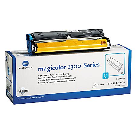 Konica Minolta Qms Cyan Toner Cartridge Office Depot