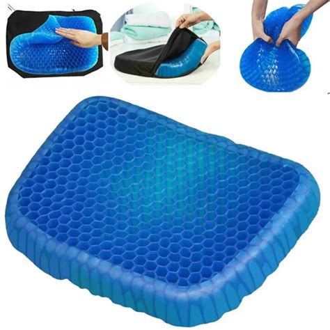 15kg Gel Seat Cushion Cooling Seat Cushion Thick Big Breathable Honeycomb Design Absorbs