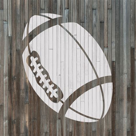 Football Stencil for Sports Fans - Durable Stencil Made in USA ...