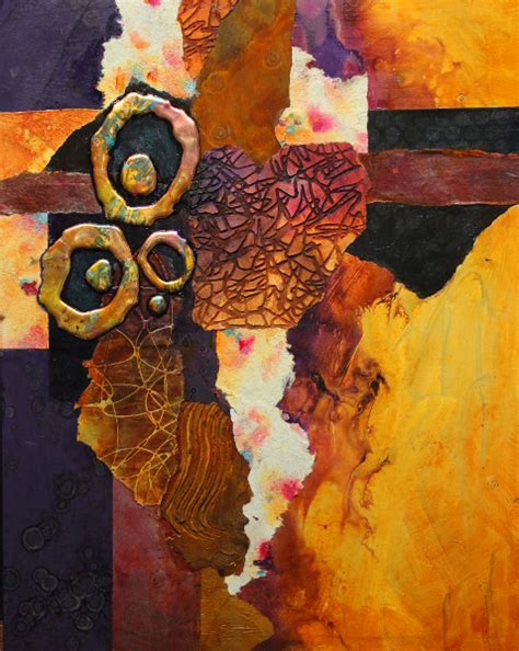 CAROL NELSON FINE ART BLOG Abstract Mixed Media Collage Painting