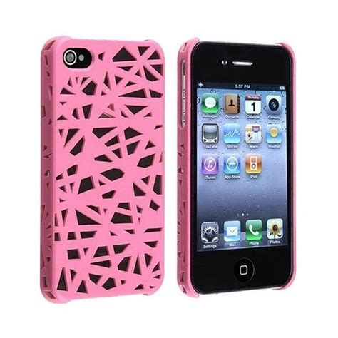 Eforcity Snap-On Case Compatible With Apple® Iphone® 4 / 4s, Pink Bird... ($1.07) liked on ...