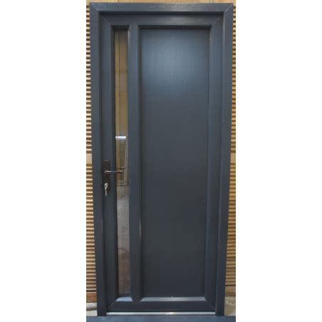 Porte Entr E Pvc Anthracite