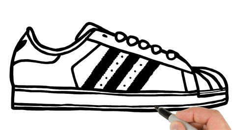 Adidas Shoes Drawing