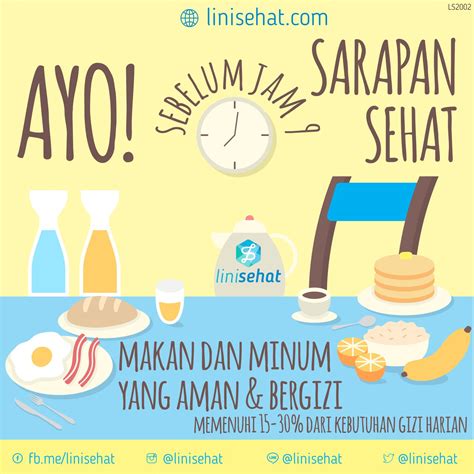 ayo sarapan sehat - linisehat.com