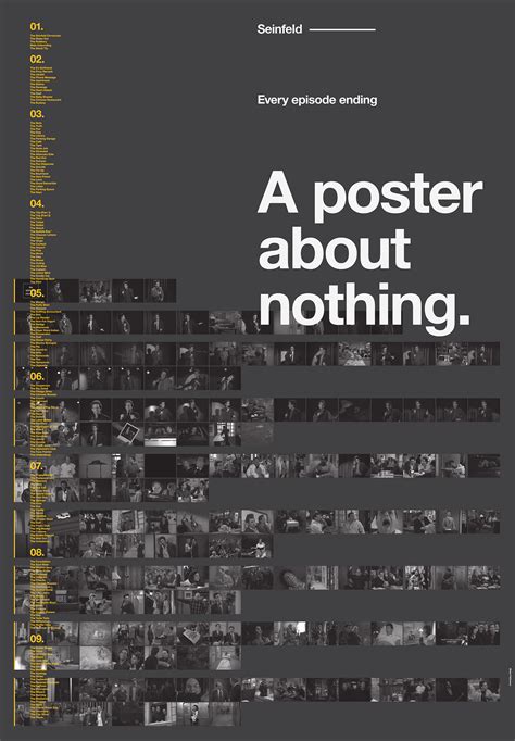 A poster about nothing. on Behance