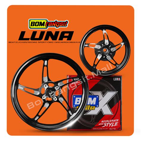 Bom Rangsit BomX Luna Mags CNC X14s 5 Spokes Shopee Philippines