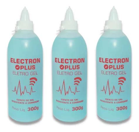 Gel Eletrocondutor Para Ecg Electron Plus 300g Frasco 3und MercadoLivre