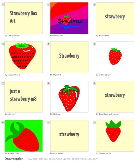 Strawberry Box Art - Drawception