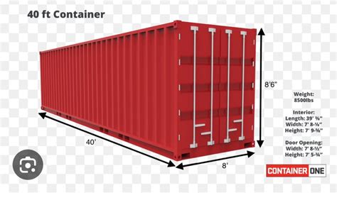 40 Foot Shipping Container Measurements Informacionpublica Svet Gob Gt