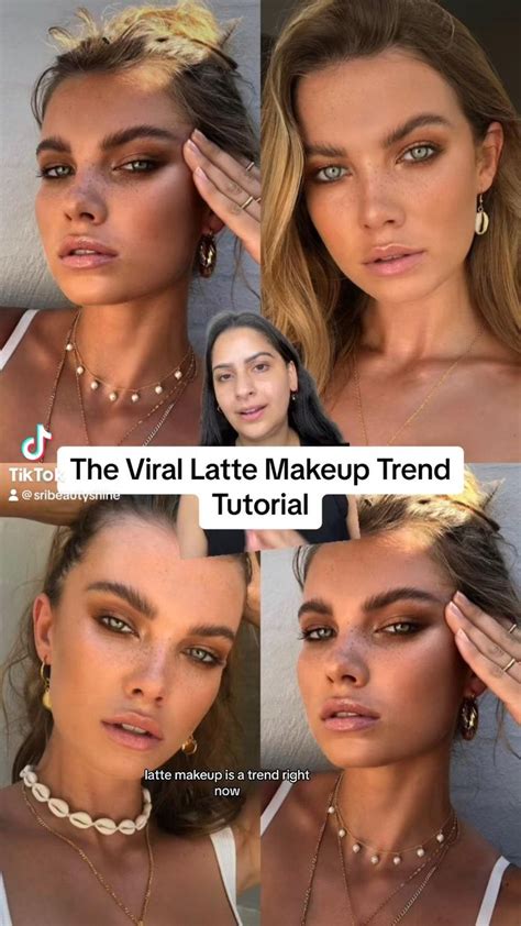 The Viral Latte Makeup Trend Video Makeup Trends Beauty Makeup