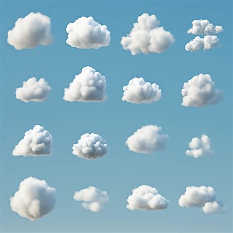 Cloud shapes - Prompteca