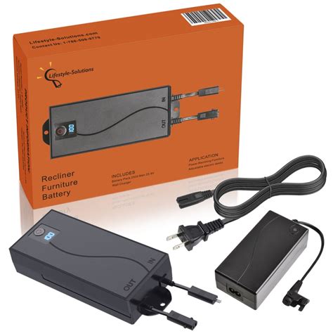 Buy Battery Pack For Reclining Furniture With Charger Rechargeable